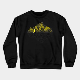 My Mountains and Hiking Art Crewneck Sweatshirt